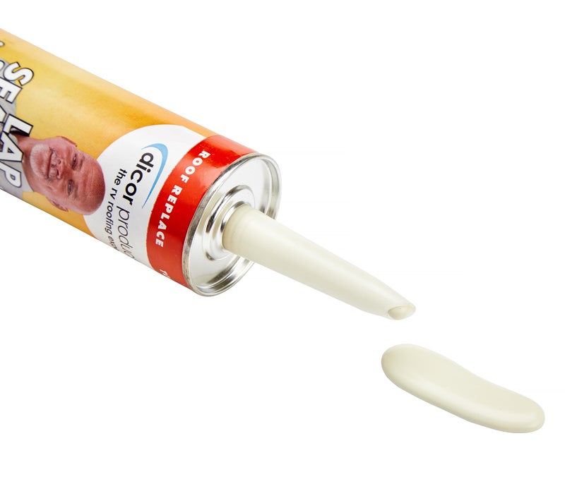 Dicor 501LSV-1 HAPS-Free Self-Leveling Lap Sealant for horizontal surfaces - 10.3 Oz, Ivory, Secure, Ideal for RV Roofing, Maintenance, Repair, Appliance Application - Image 2